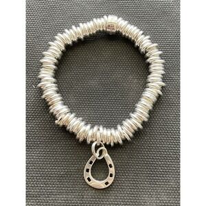 Links of London Sweetie Bracelet 925 Sterling Silver With Horseshoe Charm